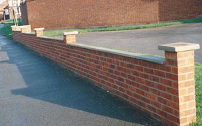 Contemporary Garden Walls from Derby Landscapers.co.uk