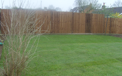 New Lawns and Fencing from Derbylandscapers.co.uk