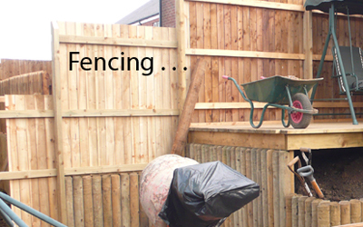 Landscapers in Derby for Fences and Decking